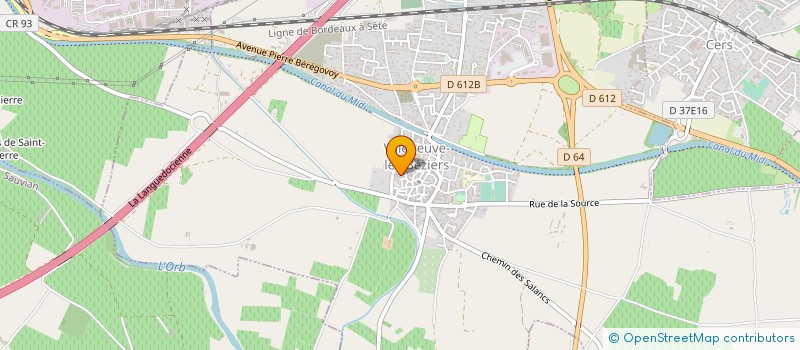 localisation de l'entreprise MONSIEUR CHARLES FAURE à VILLENEUVE-LES-BEZIERS