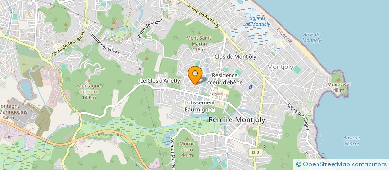 localisation de l'entreprise MONSIEUR CHARLES FELICITE-ZULMA à REMIRE-MONTJOLY