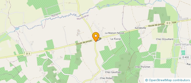 localisation de l'entreprise MONSIEUR CHARLES FELTAIN à BARRET