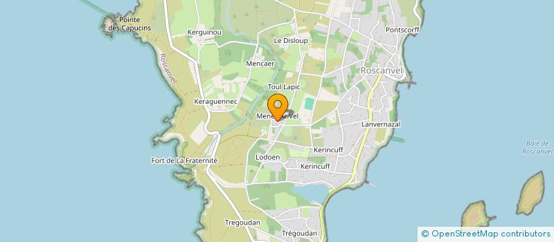 localisation de l'entreprise MONSIEUR CHARLES FICHOU à ROSCANVEL