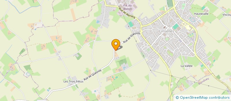 localisation de l'entreprise MONSIEUR CHARLES FILLIETTE  LINSELLES