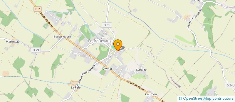 localisation de l'entreprise MONSIEUR CHARLES FIORENTINI  FOURQUEVAUX