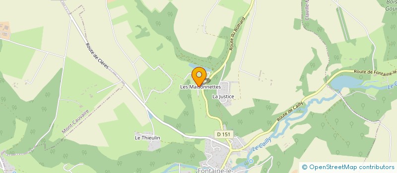 localisation de l'entreprise MONSIEUR CHARLES FLEURY  FONTAINE-LE-BOURG