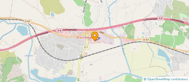 localisation de l'entreprise MONSIEUR CHARLES FOLLIN  MONTFORT-SUR-ARGENS