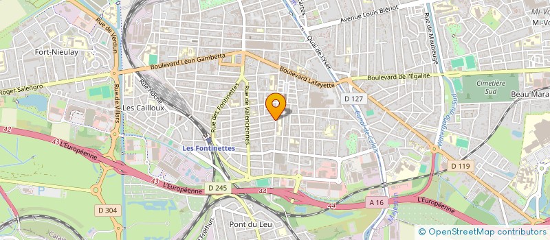 localisation de l'entreprise MONSIEUR CHARLES FOURNIER  CALAIS