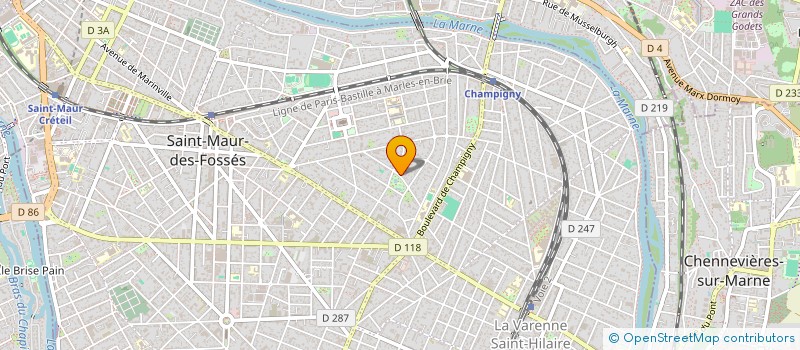 localisation de l'entreprise MONSIEUR CHARLES FRAPPA à SAINT-MAUR-DES-FOSSES