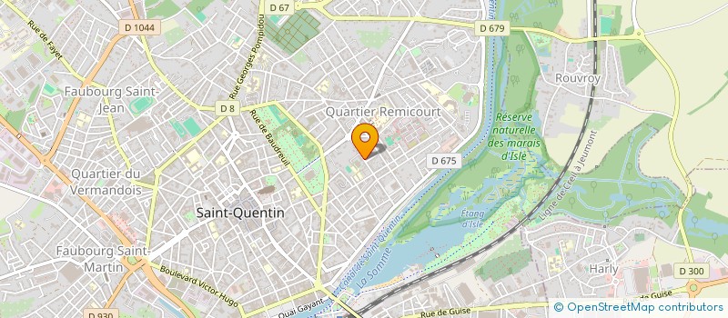 localisation de l'entreprise MONSIEUR CHARLES FRENNE à SAINT-QUENTIN
