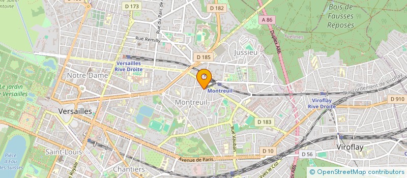 localisation de l'entreprise MONSIEUR CHARLES FROIDEVAUX à VERSAILLES