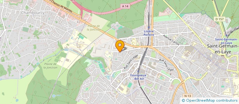 localisation de l'entreprise MONSIEUR CHARLES FUCHEZ  SAINT-GERMAIN-EN-LAYE