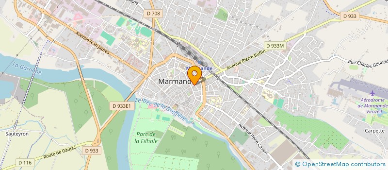localisation de l'entreprise MONSIEUR CHARLES GABRIELLY à MARMANDE