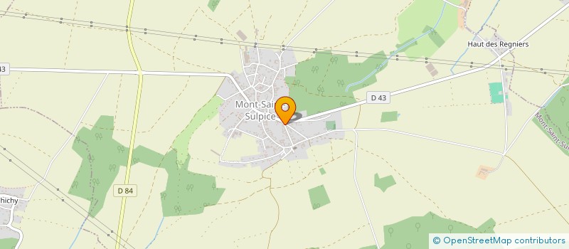 localisation de l'entreprise MONSIEUR CHARLES GABRYSIAK  MONT-SAINT-SULPICE