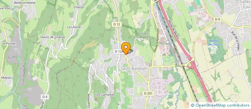 localisation de l'entreprise MONSIEUR CHARLES GAILLARD DE SAINT GERMAIN  SAINT-BALDOPH