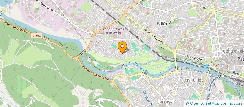 localisation de l'entreprise MONSIEUR CHARLES GALIAY  BILLERE