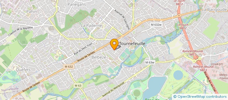 localisation de l'entreprise MONSIEUR CHARLES GALLUR à TOURNEFEUILLE
