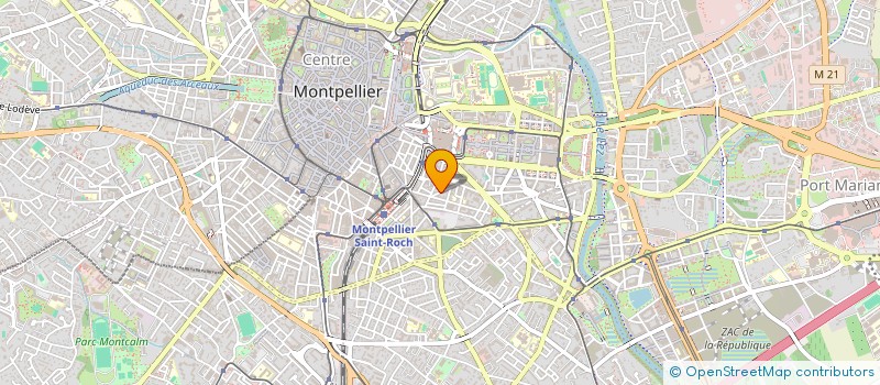 localisation de l'entreprise MONSIEUR CHARLES GALTIER à MONTPELLIER