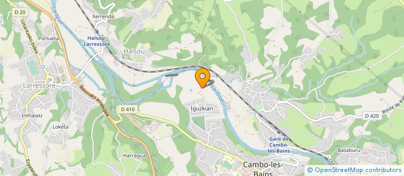 localisation de l'entreprise MONSIEUR CHARLES GARAT  CAMBO-LES-BAINS