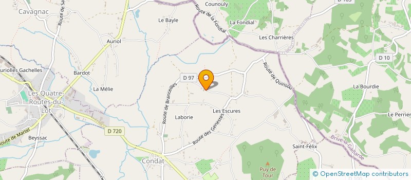 localisation de l'entreprise MONSIEUR CHARLES GARCIA-GIMENEZ à CONDAT