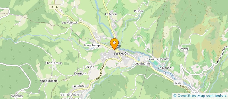 localisation de l'entreprise MONSIEUR CHARLES GARCON  SAINT-DIDIER-SUR-BEAUJEU