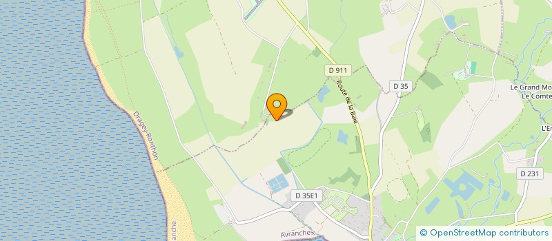 localisation de l'entreprise MONSIEUR CHARLES GAUQUELIN  DRAGEY-RONTHON