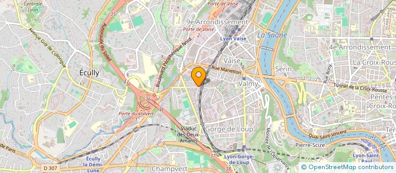 localisation de l'entreprise MONSIEUR CHARLES GAUTHIER  LYON