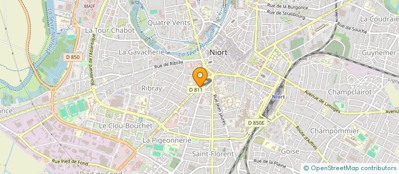 localisation de l'entreprise MONSIEUR CHARLES GAUTHIER à NIORT
