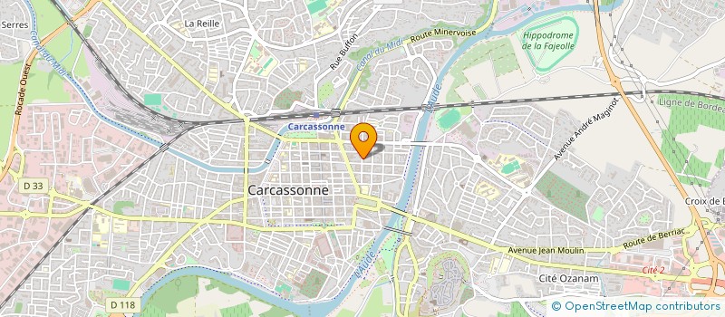 localisation de l'entreprise MONSIEUR CHARLES GAYRAUD à CARCASSONNE