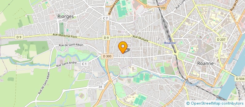 localisation de l'entreprise MONSIEUR CHARLES GECEL à RIORGES