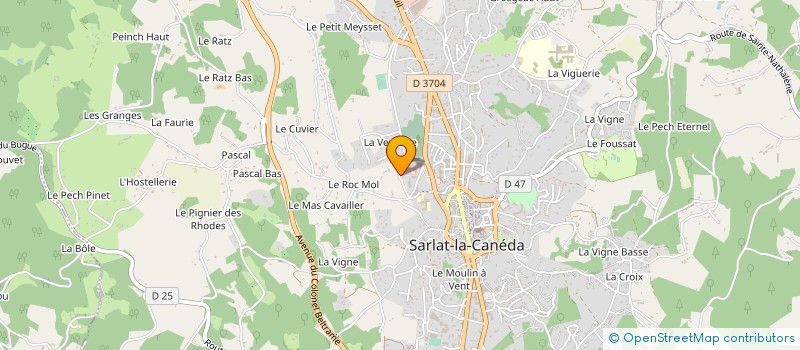 localisation de l'entreprise MONSIEUR CHARLES GENSON à SARLAT-LA-CANEDA