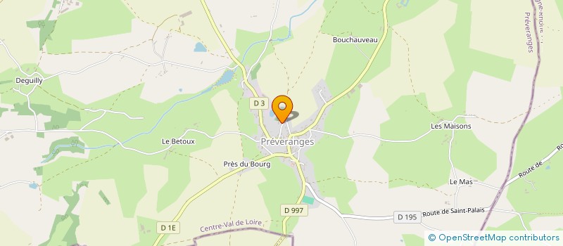 localisation de l'entreprise MONSIEUR CHARLES GERDAY  PREVERANGES