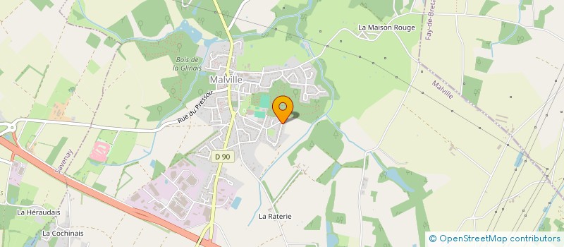 localisation de l'entreprise MONSIEUR CHARLES GERMINEAU  MALVILLE