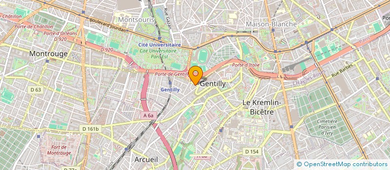 localisation de l'entreprise MONSIEUR CHARLES GIAI-GISCHIA à GENTILLY