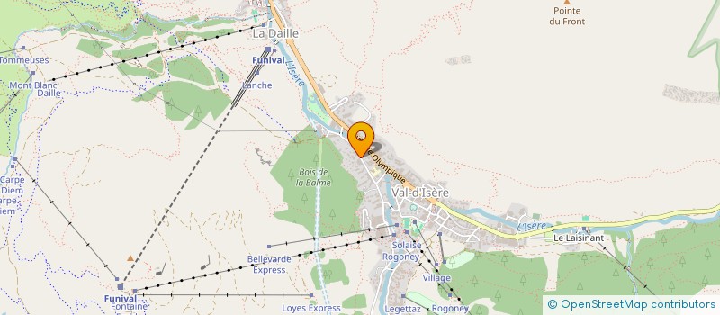 localisation de l'entreprise MONSIEUR CHARLES GIANNOTTI  VAL-D'ISERE