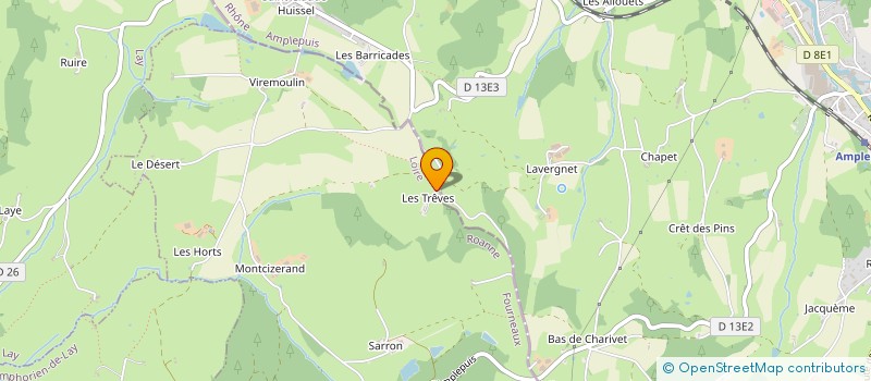 localisation de l'entreprise MONSIEUR CHARLES GILBERT  FOURNEAUX