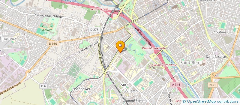 localisation de l'entreprise MONSIEUR CHARLES GILLES  REIMS