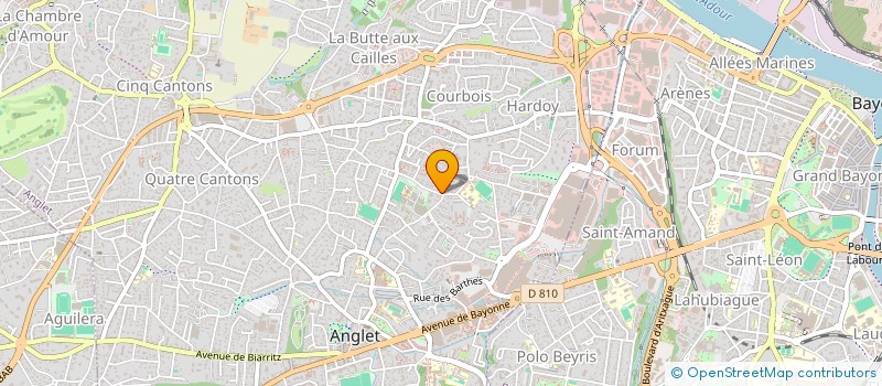 localisation de l'entreprise MONSIEUR CHARLES GIMENEZ  ANGLET