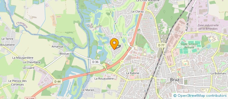 localisation de l'entreprise MONSIEUR CHARLES GIRARDET  BRUZ