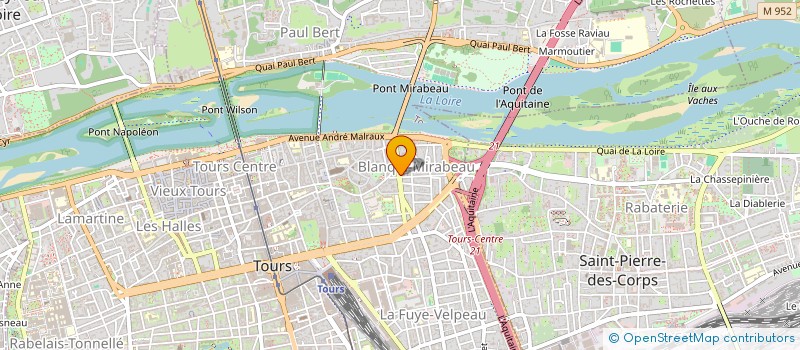 localisation de l'entreprise MONSIEUR CHARLES GISSELBRECHT  TOURS