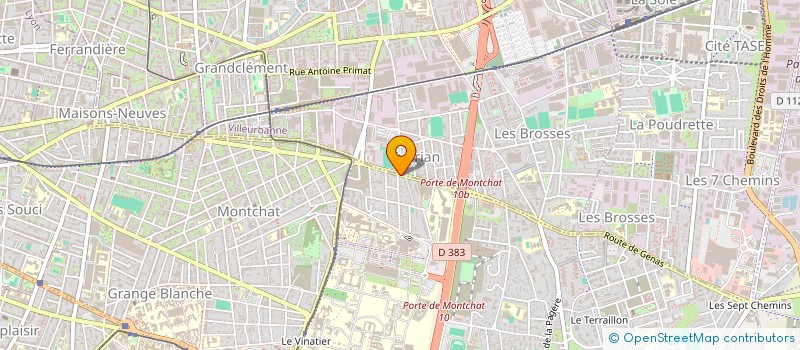 localisation de l'entreprise MONSIEUR CHARLES GOBET  BRON