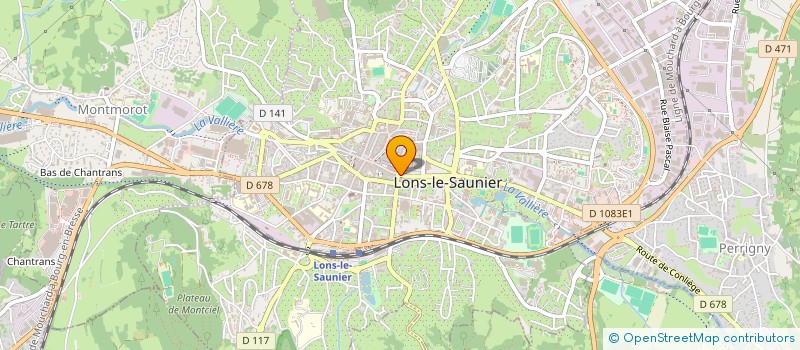 localisation de l'entreprise MONSIEUR CHARLES GOBY  LONS-LE-SAUNIER