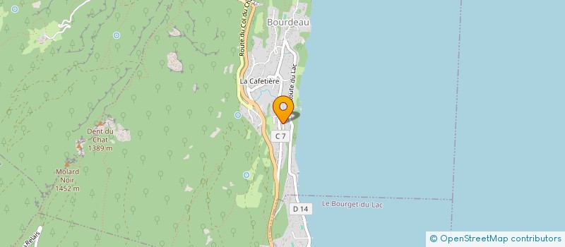 localisation de l'entreprise MONSIEUR CHARLES GODDET  BOURDEAU