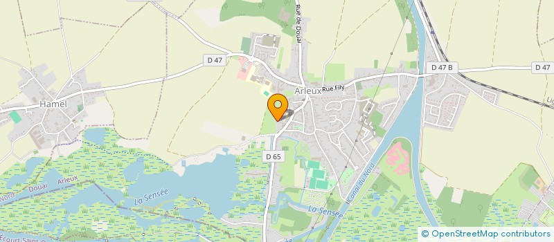 localisation de l'entreprise MONSIEUR CHARLES GODEFROID  ARLEUX