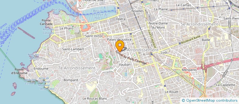 localisation de l'entreprise MONSIEUR CHARLES GODIGNON  MARSEILLE