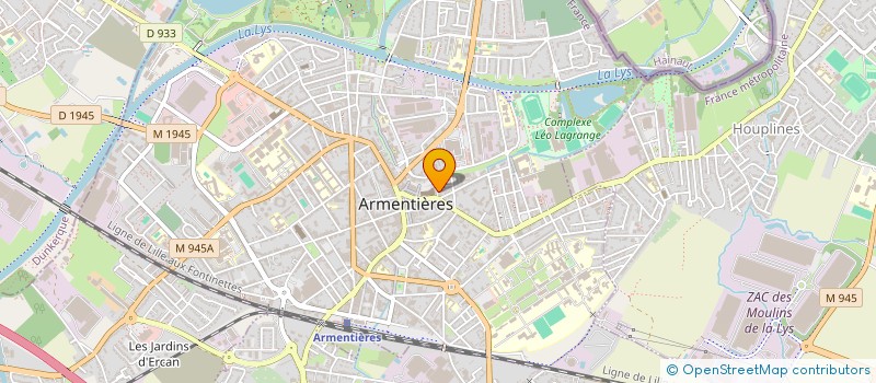 localisation de l'entreprise MONSIEUR CHARLES GOFFART à ARMENTIERES