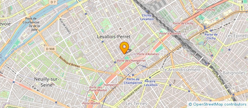 localisation de l'entreprise MONSIEUR CHARLES GOILLADEAU à LEVALLOIS-PERRET
