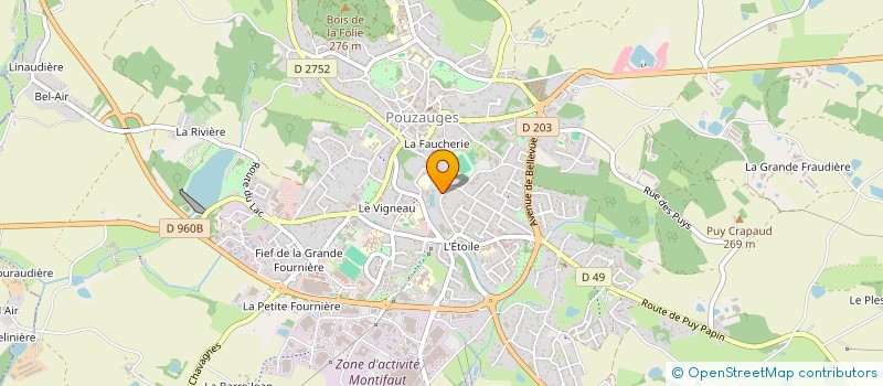 localisation de l'entreprise MONSIEUR CHARLES GONCALVES à POUZAUGES