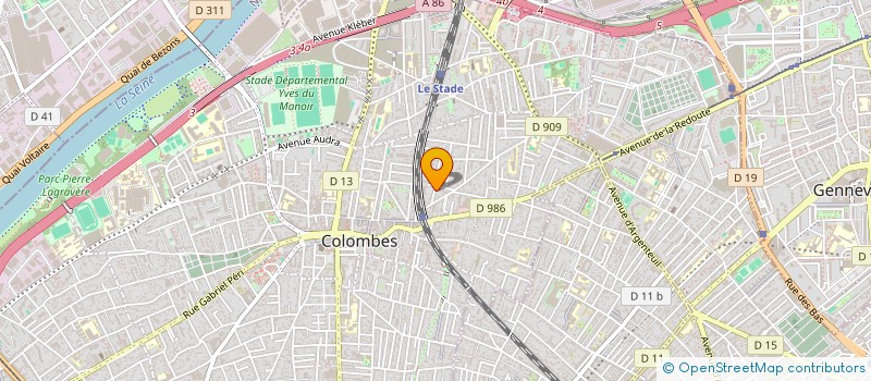 localisation de l'entreprise MONSIEUR CHARLES GONDOUIN à COLOMBES