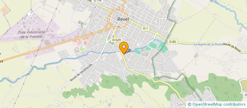 localisation de l'entreprise MONSIEUR CHARLES GONIN  REVEL