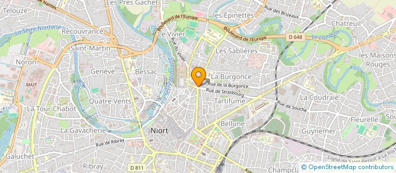 localisation de l'entreprise MONSIEUR CHARLES GOUJAT  NIORT