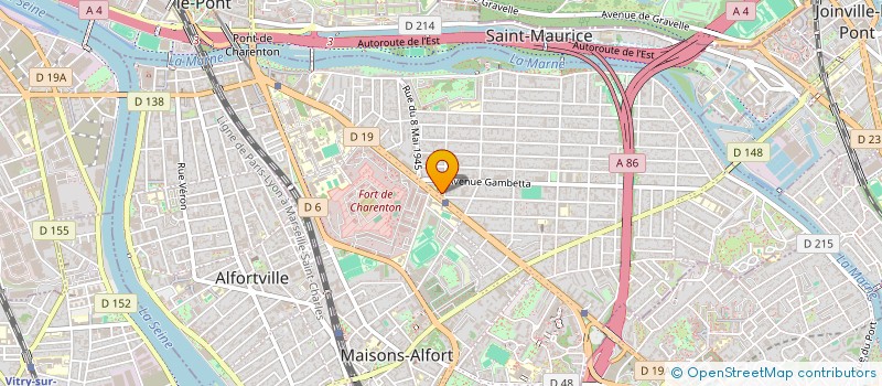 localisation de l'entreprise MONSIEUR CHARLES GOUSSET  MAISONS-ALFORT