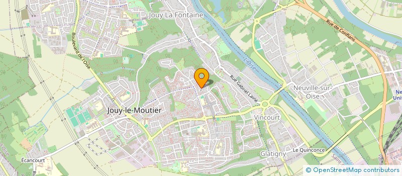 localisation de l'entreprise MONSIEUR CHARLES GRANGER à JOUY-LE-MOUTIER